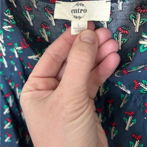 Floral Puff Sleeve Blouse - Picture 2 of 4